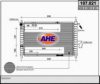 AHE 107.021 Radiator, engine cooling